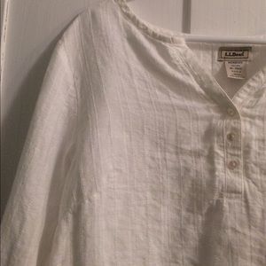 LL Bean linen tunic